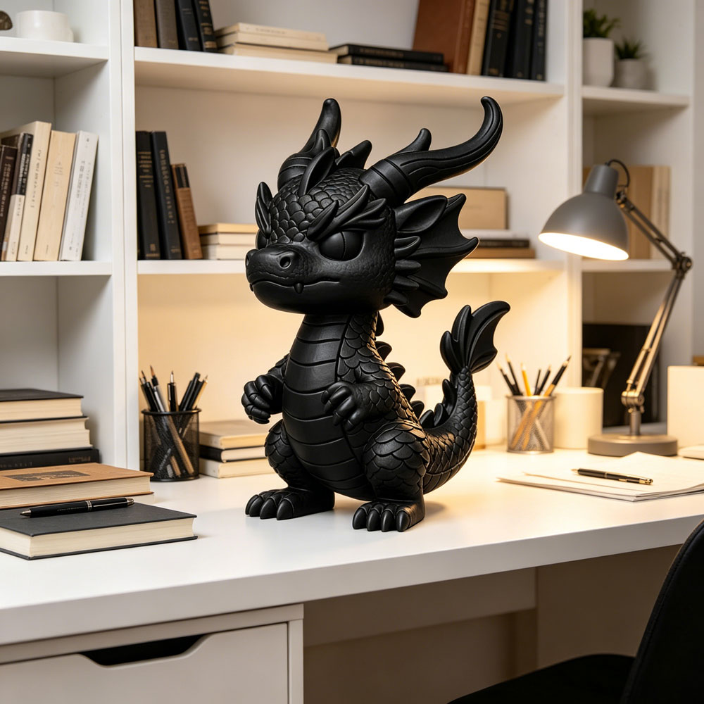 3D Printing Household Items - تمثال تنين صغير مطبوع بتقنية ثلاثية