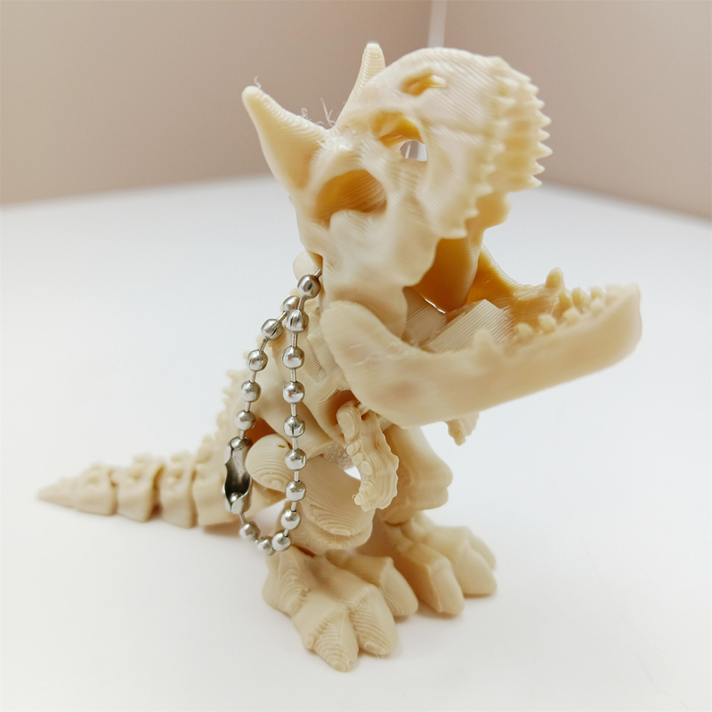 3D Printing Objects - نموذج هيكل عظمي ثلاثي الأبعاد لديناصور