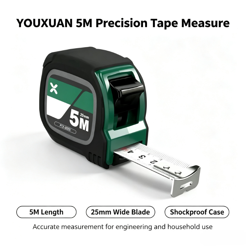 Stanley Tape 25Ft - شريط قياس YOUXUAN بطول 5 أمتار