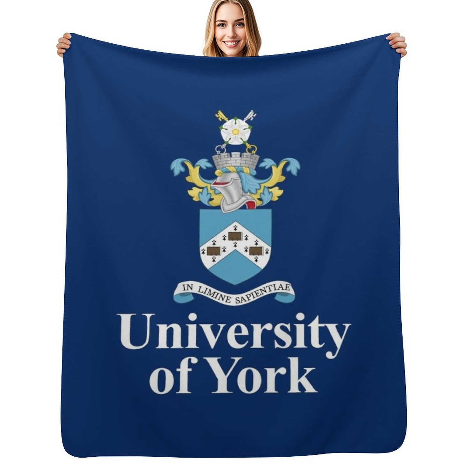 3D Printing York - بطانية جامعة يورك ناعمة وقابلة للتنفس