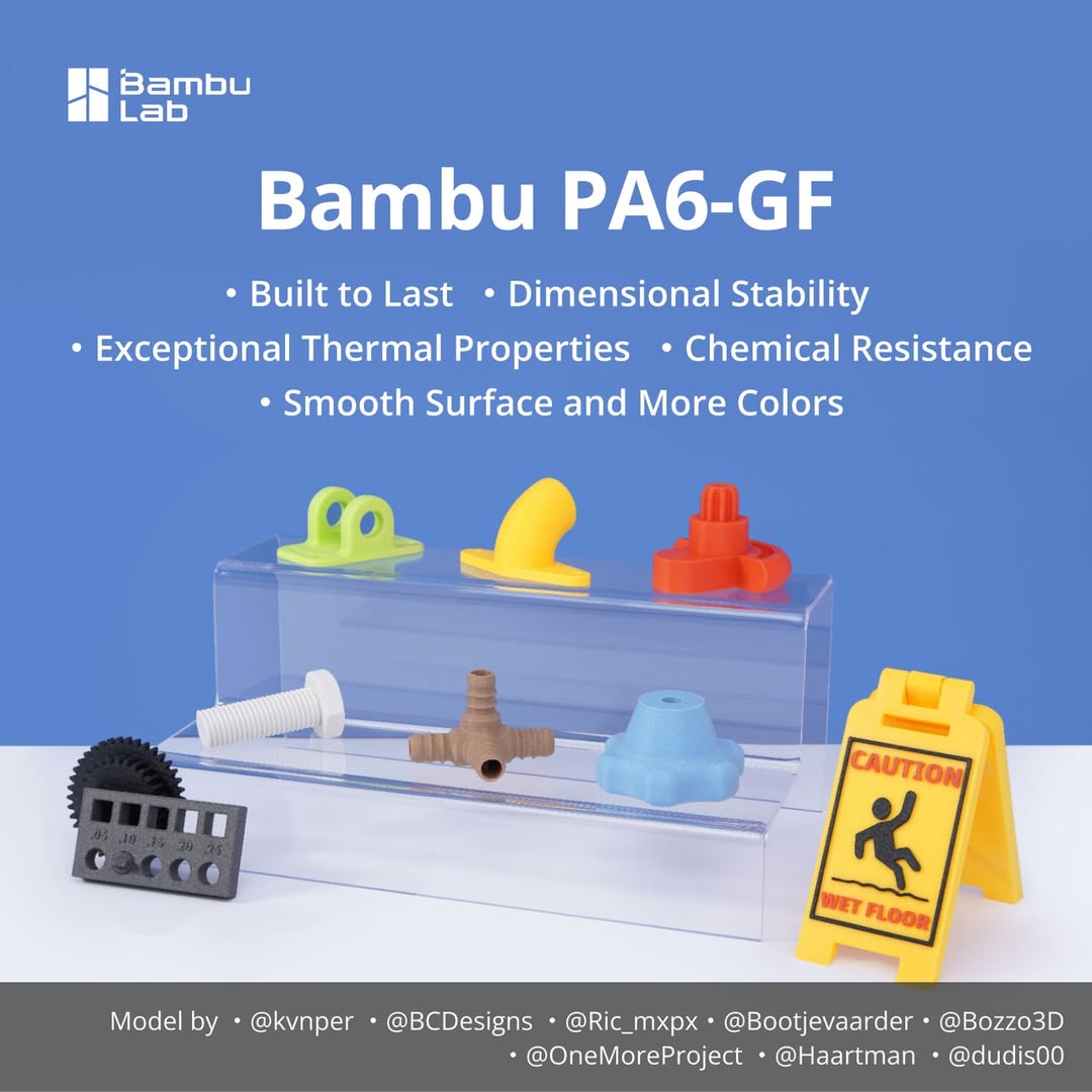 PA6-GF لخيوط الطباعة ثلاثية ال - مراجعة 3D Printing Glass وسعره