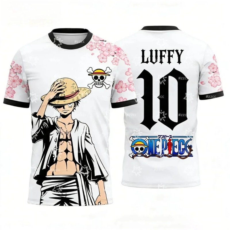 تي شيرت أنيمي ون بيس لوفي رقم  - مراجعة 3D Printing Luffy وسعره