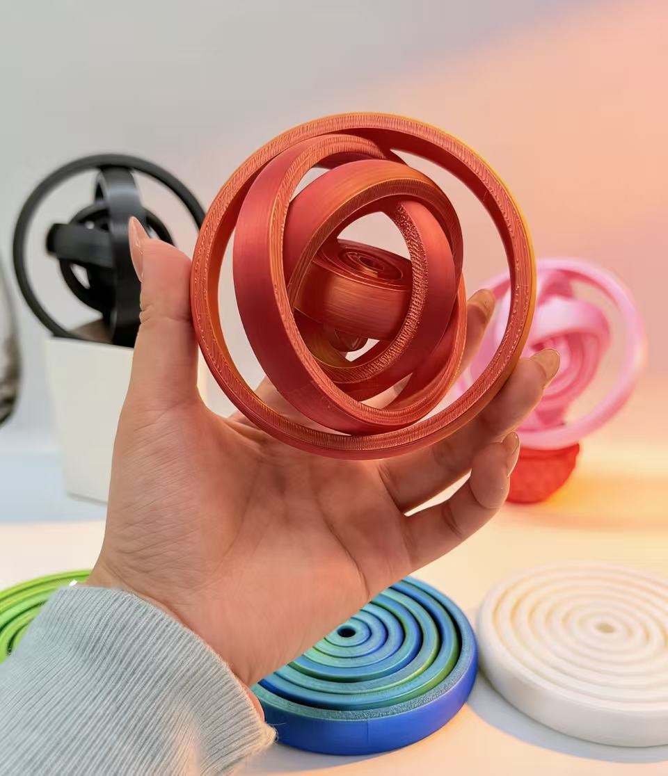 خاتم دوار ثلاثي الأبعاد مبتكر، - مراجعة 3D Printing Pla وسعره