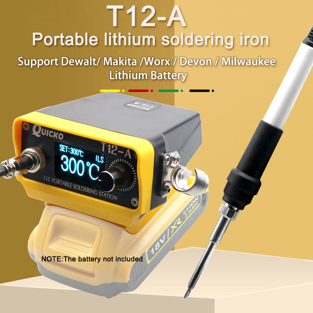 STM32 V3 T12-A محطة لحام لاسلك - مراجعة Milwaukee Drill M12 Fuel وسعره