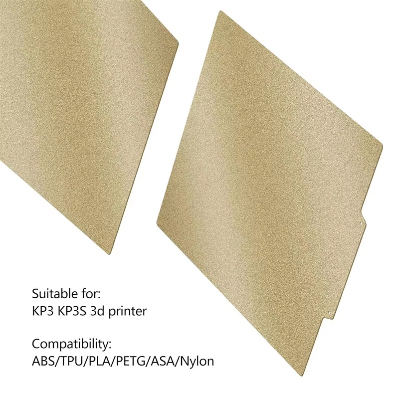 PEI بناء لوحة KP3 KP3S 180x180 - مراجعة 3D Printer Bed Spring وسعره