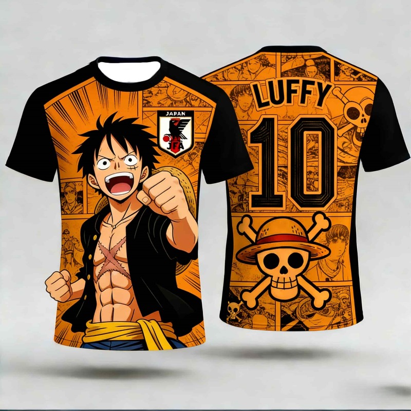 تي شيرت رياضي بطباعة ثلاثية ال - مراجعة 3D Printing Luffy وسعره