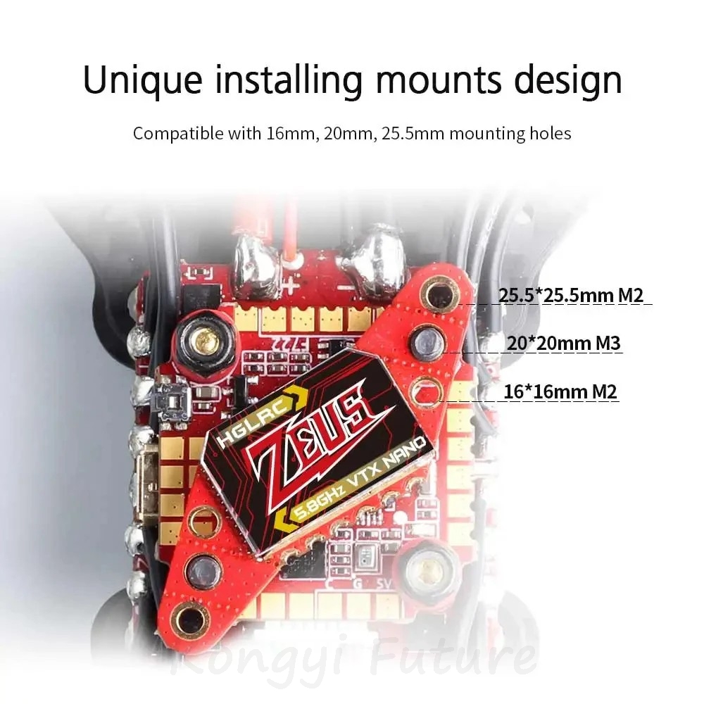 جهاز إرسال HGLRC Zeus Nano VTX - مراجعة 3D Printing Drone وسعره