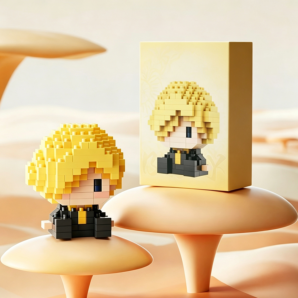 مجموعة مكعبات بناء صغيرة ثلاثي - مراجعة 3D Printing Luffy وسعره